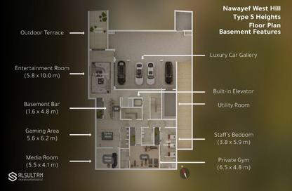 Villa - 5 - 7+ for sale in Nawayef West - Al Hudayriat Island - Abu Dhabi