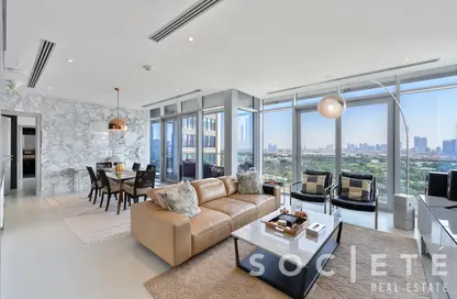 شقة - 3 غرف نوم - 3 حمامات للايجار في برج ضمان - مركز دبي المالي العالمي - دبي