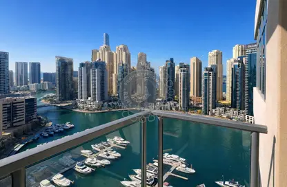 Apartment - 2 Bedrooms - 3 Bathrooms for rent in Al Majara 2 - Al Majara Towers - Dubai Marina - Dubai
