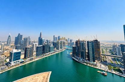 Apartment - 2 - 3 for rent in Peninsula Four - Peninsula - Business Bay - Dubai