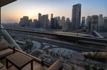 شقة - 1 حمام للايجار في برج إنديجو - (JLT) مجمع D - أبراج بحيرات الجميرا - دبي