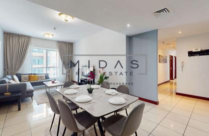 Apartment - 3 - 3 for rent in Sulafa Tower - Dubai Marina - Dubai
