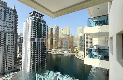 Apartment - 1 Bedroom - 2 Bathrooms for rent in Time Place Tower - Dubai Marina - Dubai