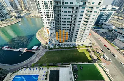 شقة - غرفة نوم - 2 حمامات للايجار في مارينا فيو  A برج - مارينا فيو - دبي مارينا - دبي