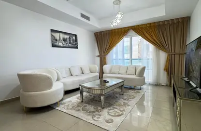 Apartment - 1 Bedroom - 2 Bathrooms for rent in Beach Tower 2 - Al Khan Lagoon - Al Khan - Sharjah