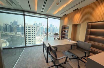 Office Space - Studio - 1 Bathroom for rent in The Binary Tower - Business Bay - Dubai