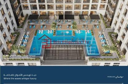 Apartment - 2 Bedrooms - 3 Bathrooms for sale in Mawjan Tower - Ajman Corniche Road - Ajman