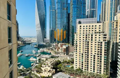 Apartment - 1 Bedroom - 2 Bathrooms for rent in Al Mesk Tower - Emaar 6 Towers - Dubai Marina - Dubai