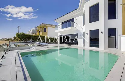 Villa - 5 Bedrooms - 7 Bathrooms for rent in Garden Homes Frond K - Garden Homes - Palm Jumeirah - Dubai