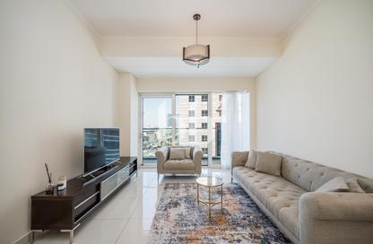 Apartment - 1 - 2 for rent in Damac Heights - Dubai Marina - Dubai