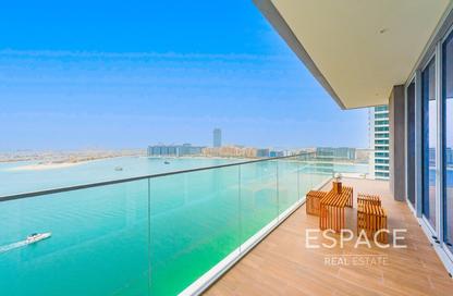 Apartment - 3 - 3 for rent in Beach Isle Tower 1 - Beach Isle - Emaar Beachfront - Dubai Harbour - Dubai