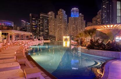 Apartment - Studio - 1 Bathroom for rent in JW Marriott Hotel Marina - Dubai Marina - Dubai