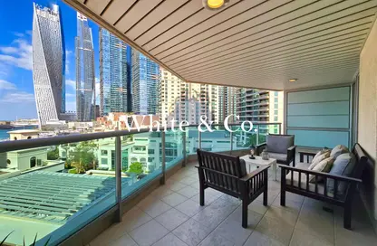 Apartment - 1 Bedroom - 2 Bathrooms for rent in Al Mesk Tower - Emaar 6 Towers - Dubai Marina - Dubai