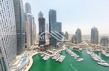 Apartment - 3 - 4 for rent in Iris Blue - Dubai Marina - Dubai