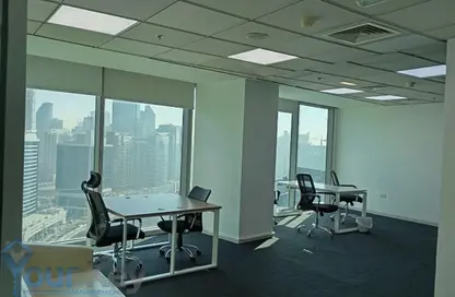 Office Space - Studio - 1 Bathroom for rent in The Binary Tower - Business Bay - Dubai