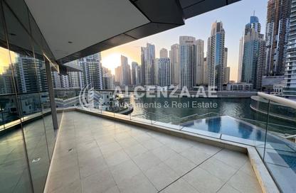 Apartment - 3 Bedrooms - 5 Bathrooms for rent in Trident Bayside - Dubai Marina - Dubai