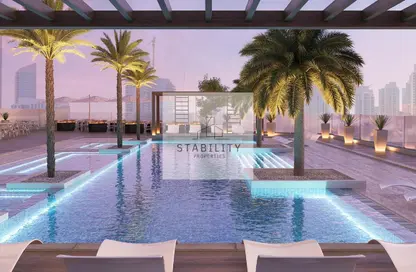 شقة - غرفة نوم - 2 حمامات للبيع في برج جايد - مجان - دبي لاند - دبي