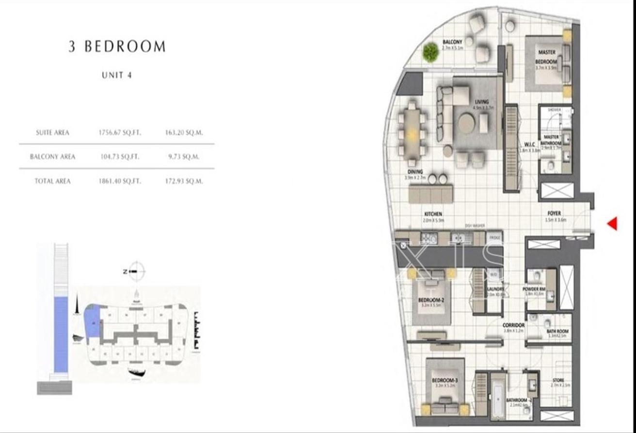3BR+Maid| Khalifa View| 04 Series |Vacant photo 24