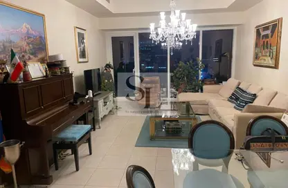 شقة - 2 غرف نوم - 3 حمامات للايجار في برج تشرشل السكني - أبراج تشرشل - الخليج التجاري - دبي