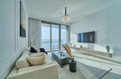 Apartment - 2 - 2 for rent in Beach Isle Tower 1 - Beach Isle - Emaar Beachfront - Dubai Harbour - Dubai