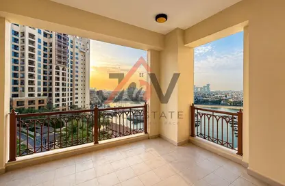 شقة - 2 غرف نوم - 4 حمامات للايجار في مساكن المارينا 5 - مساكن المارينا - نخلة جميرا - دبي