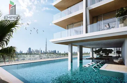 شقة - 2 غرف نوم - 3 حمامات للبيع في بن غاطي إيفوري - الجداف - دبي