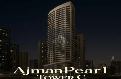 Apartment - 1 Bedroom - 2 Bathrooms for sale in Tower C1 - Ajman Pearl Towers - Ajman Downtown - Ajman