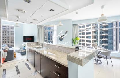 Apartment - 1 - 2 for rent in Bonaire Tower - Park Island - Dubai Marina - Dubai