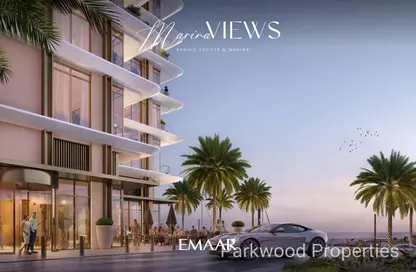 Apartment - 1 Bedroom - 1 Bathroom for sale in Marina Views Tower 1 - Marina Views - Mina Rashid - Dubai