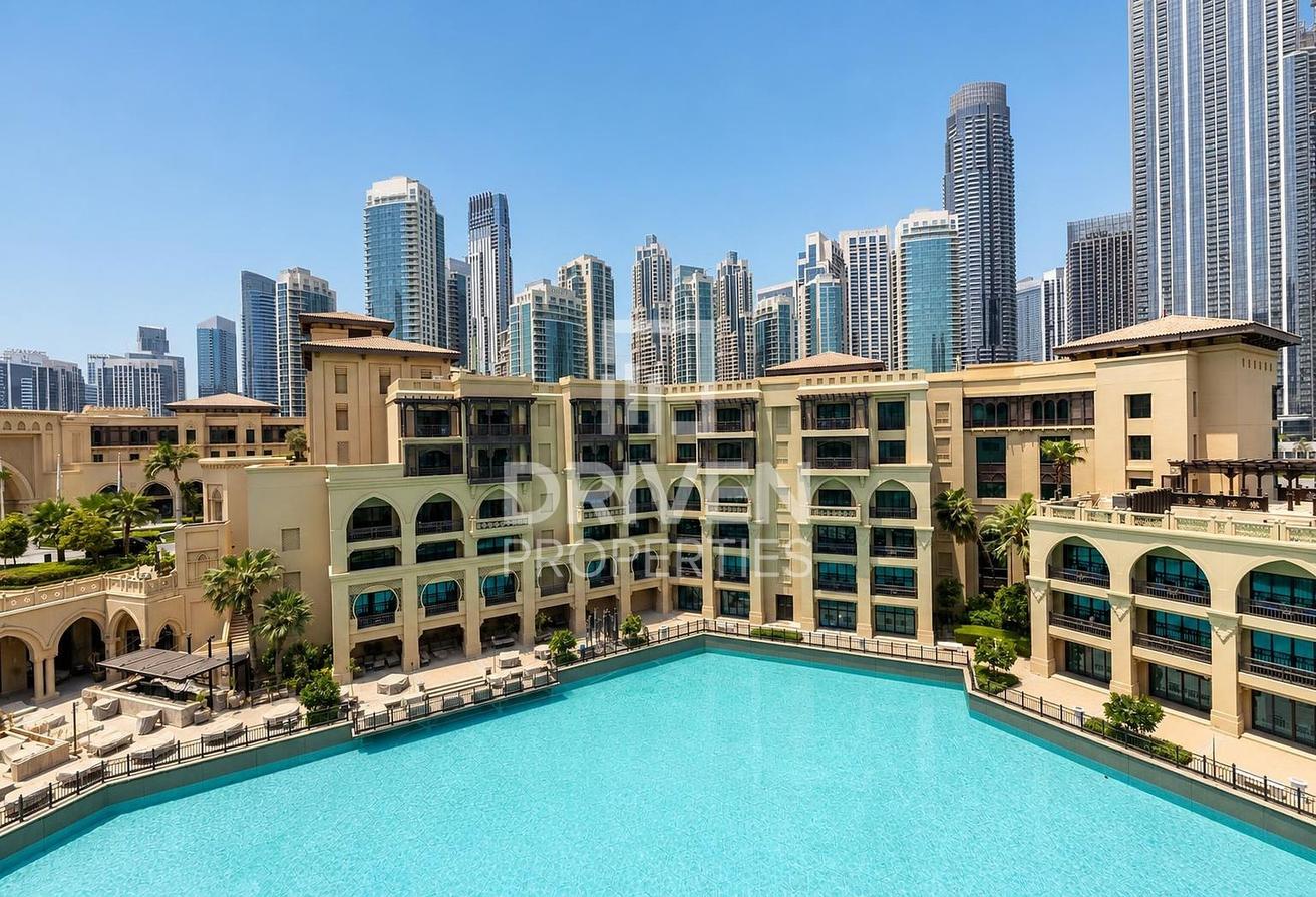 Fountain and Burj Khalifa View | Fully Furnished photo 10