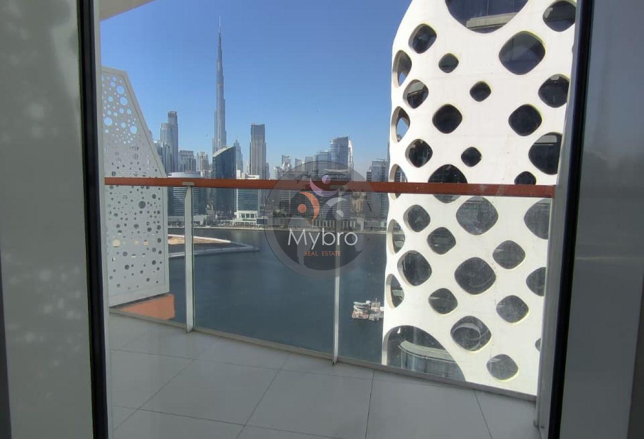 Canal & Burj View | Studio Apartment | Vacant photo 4