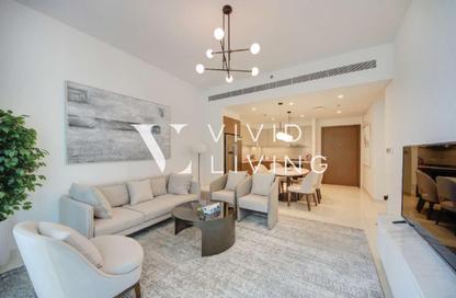 Apartment - 2 Bedrooms - 2 Bathrooms for rent in Beach Isle Tower 1 - Beach Isle - Emaar Beachfront - Dubai Harbour - Dubai