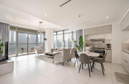 شقة - 3 غرف نوم - 3 حمامات للايجار في برج Marina Vista 2 - مارينا فيستا - إعمار بيتشفرونت - دبي هاربور - دبي
