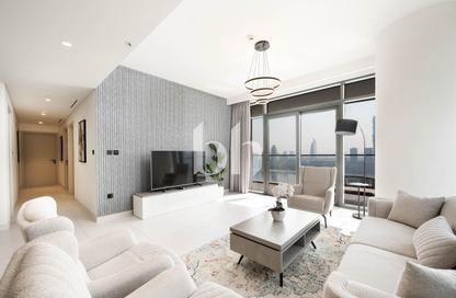شقة - 3 غرف نوم - 3 حمامات للايجار في برج Marina Vista 2 - مارينا فيستا - إعمار بيتشفرونت - دبي هاربور - دبي