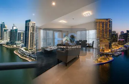 Apartment - 2 Bedrooms - 3 Bathrooms for rent in JAM Marina Residence - Dubai Marina - Dubai