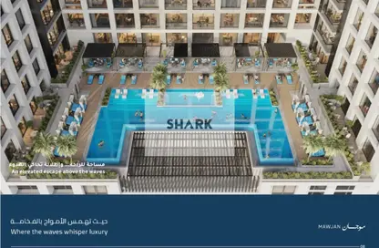 شقة - 1 حمام للبيع في مساكن كورنيش عجمان - طريق كورنيش عجمان - عجمان