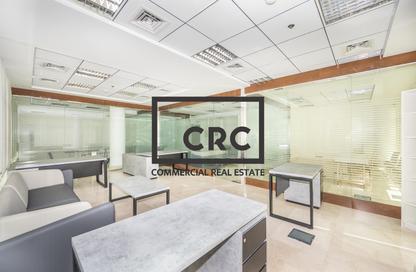 Office Space - Studio - 1 for rent in Clover Bay Tower - Business Bay - Dubai