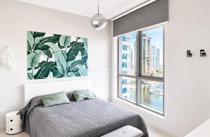 Apartment - 1 Bedroom - 2 Bathrooms for rent in Bay Central Tower West - Bay Central - Dubai Marina - Dubai