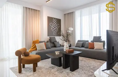 شقة - غرفة نوم - 2 حمامات للايجار في برج Beach Isle 2 - بيتش آيل - إعمار بيتشفرونت - دبي هاربور - دبي