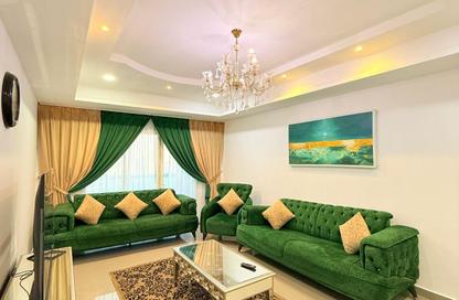 Apartment - 3 Bedrooms - 3 Bathrooms for rent in Beach Tower 1 - Al Khan Lagoon - Al Khan - Sharjah