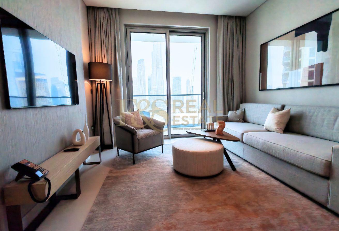 Burj Khalifa View | Furnished | Vacant | Brand New photo 2