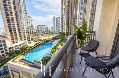 شقة - 2 غرف نوم - 2 حمامات للايجار في A كريك سايد 18 - حدائق الإمارات 1 - مرسى خور دبي - دبي