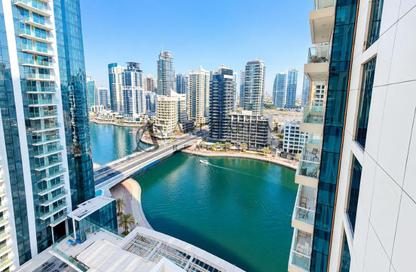 Apartment - 1 - 2 for rent in Continental Tower - Dubai Marina - Dubai