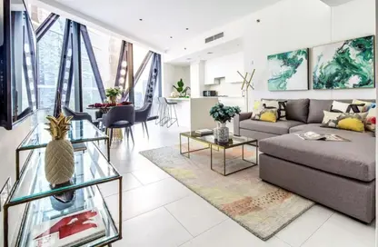 شقة - غرفة نوم - 2 حمامات للايجار في ماركيز سكوير تاور - الخليج التجاري - دبي