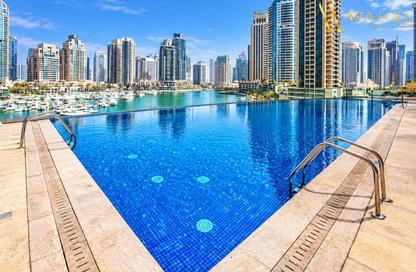 Apartment - 1 - 2 for rent in Cayan Tower - Dubai Marina - Dubai