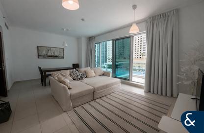 Apartment - 1 Bedroom - 2 Bathrooms for rent in Paloma Tower - Marina Promenade - Dubai Marina - Dubai