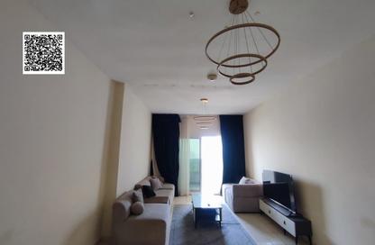 Apartment - 1 Bedroom - 2 Bathrooms for rent in Orient Tower 1 - Orient Towers - Al Bustan - Ajman