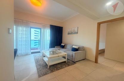 Apartment - 1 Bedroom - 2 Bathrooms for rent in Zumurud Tower - Dubai Marina - Dubai