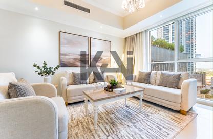 Apartment - 1 - 2 for rent in Dunya Tower - Burj Khalifa Area - Downtown Dubai - Dubai