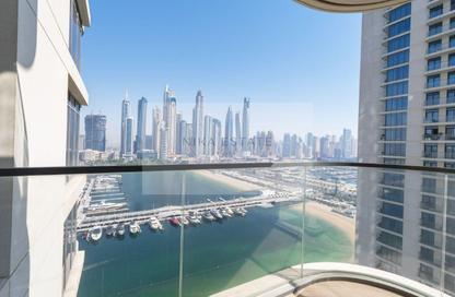 شقة - 2 - 2 للايجار في برج Marina Vista 2 - مارينا فيستا - إعمار بيتشفرونت - دبي هاربور - دبي